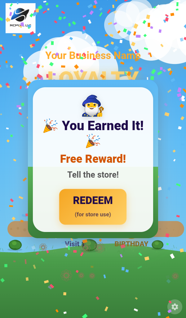 Loyalty Tablet — Reward Screen
